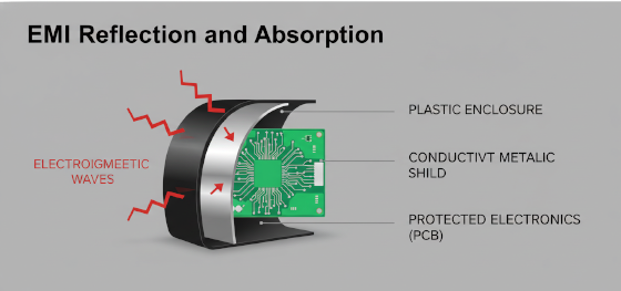 emi shielding physics
