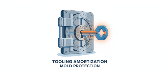 tooling amortization and mold protection icon