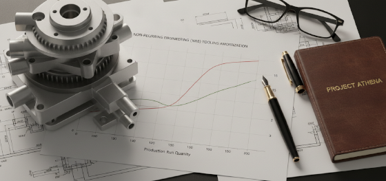 calculating non recurring engineering tooling amortization over production runs