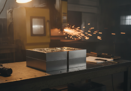 high precision steel mold cavity machined via advanced subtractive milling.png