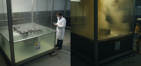 comparing citric and nitric acid baths
