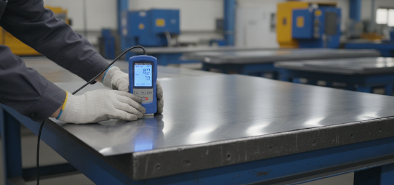 stainless steel sheet thickness inspection