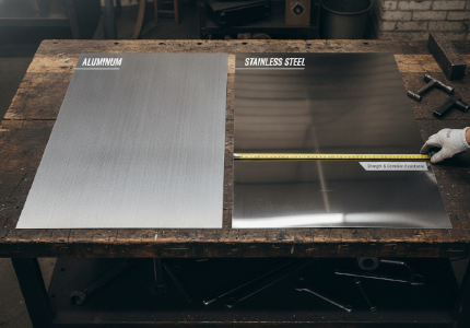 comparing aluminum and stainless sheet.png