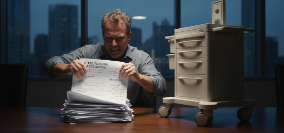 exorbitant steel tooling invoices bankrupting medical hardware startups