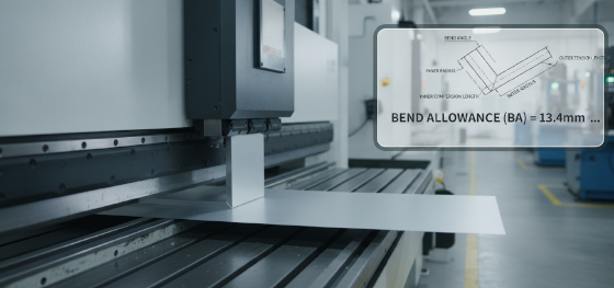 bend deduction sheet metal calculation