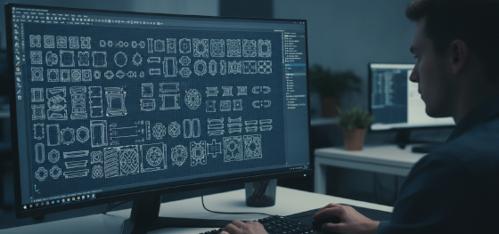 preparing vector files cad monitor screen