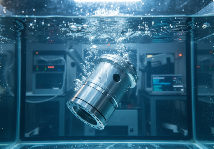 testing titanium underwater robotic housings for extreme deep sea pressure.png
