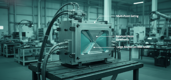 multi point gating strategies for large scale polyurethane molding services