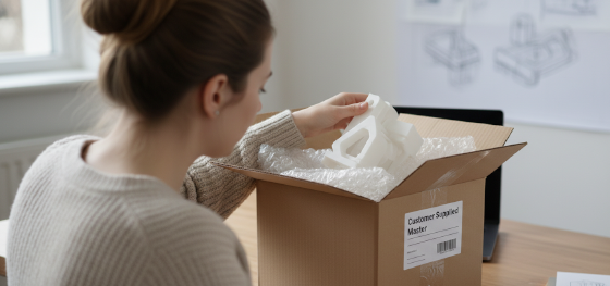 customer supplied master pattern