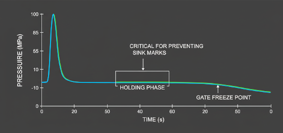 holding pressure curve