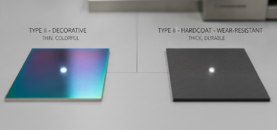 standard versus hardcoat anodizing spec