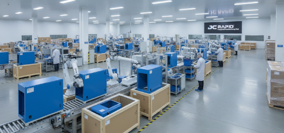 integrated turnkey facility assembling and packing industrial metal hardware