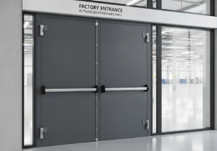 heavy duty industrial metal door installation.png