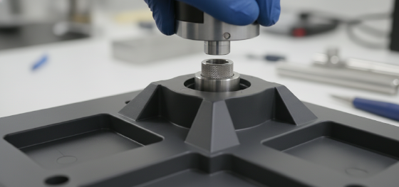 reinforced boss geometry for high torque robotic actuator mounting