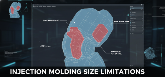 oversized plastic part