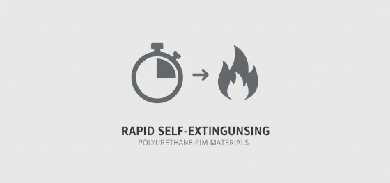 icon for rapid self extinguishing polyurethane RIM materials