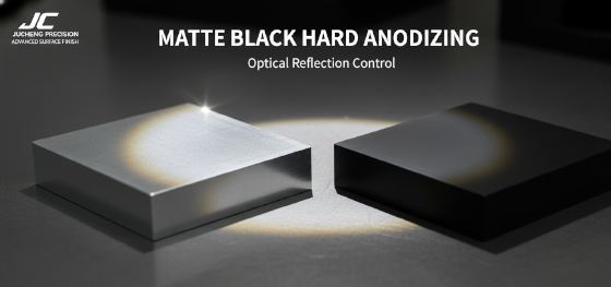 matte black hard anodizing