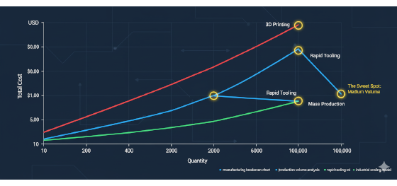 manufacturing breakeven chart