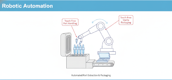 robotic part extraction