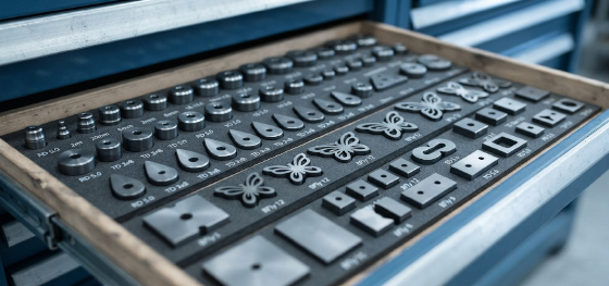 teardrop and round standard punch dies
