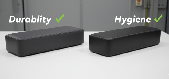 comparison between wrapped parts and one step integral skin polyurethane foam