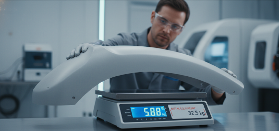 weight comparison of microcellular polyurethane RIM parts for robotics