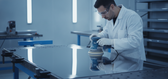 passivating polished stainless steel sheet metal