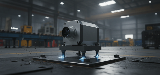 deflecting violent kinetic tremors from sensitive optical testing equipment