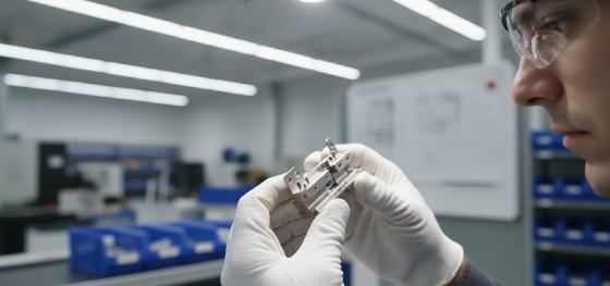 holding stamped stainless steel components