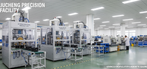 Jucheng Precision facility for advanced encapsulation and hermetic sealing production