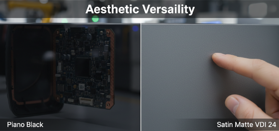 high gloss piano black