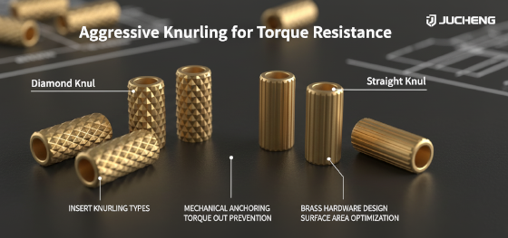 insert knurling types