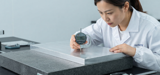 measuring physical hardness of aluminum