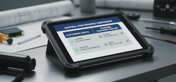 material comparison matrix