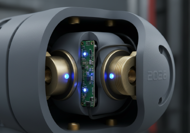 cross section of electronic sensor encapsulation with polyurethane RIM technology.png
