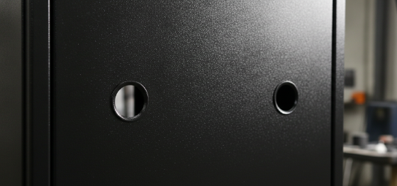 powder coated steel chassis panel