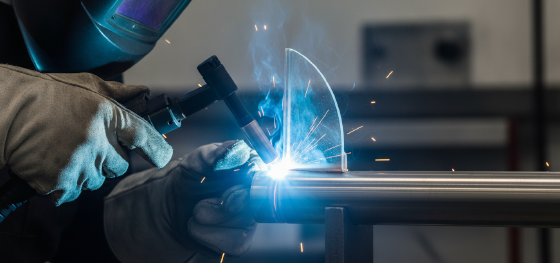 tig welding titanium with trailing shield