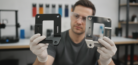 holding aluminum and stainless brackets