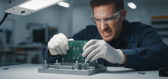 catastrophic circuit board misalignment caused by ignored thermal contraction