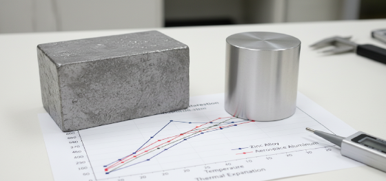 benchmarking thermal expansion and flow dynamics between commercial alloys