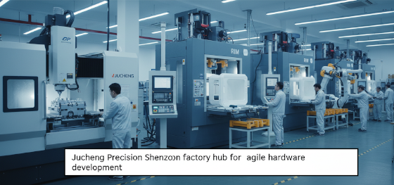 Jucheng Precision Shenzhen factory hub for agile hardware development
