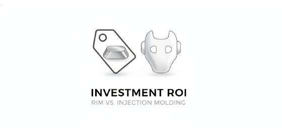 investment ROI icon for reaction injection molding vs injection molding