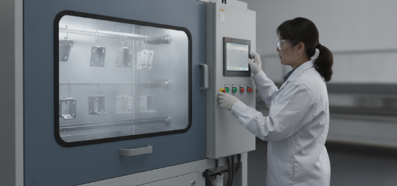 salt spray corrosion chamber testing