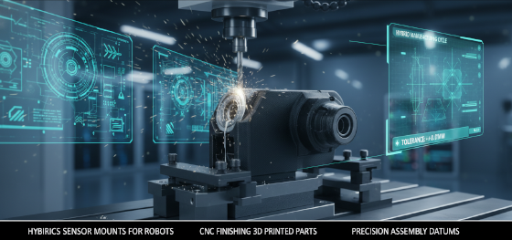 hybrid manufacturing for robotics