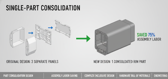 part consolidation design