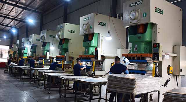 Sheet metal stamping shop