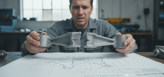 catastrophic structural failures in custom cast metal brackets