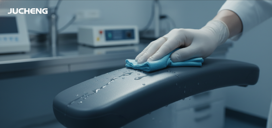 chemical resistance testing of integral skin polyurethane foam hardware