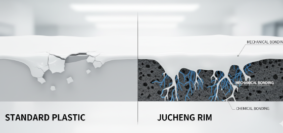 high surface energy adhesion visualization for polyurethane molding services