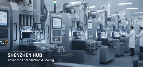 JUCHENG Shenzhen facility for advanced encapsulation and hermetic sealing